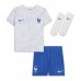 Cheap France Kingsley Coman #20 Away Football Kit Children World Cup 2022 Short Sleeve (+ pants)